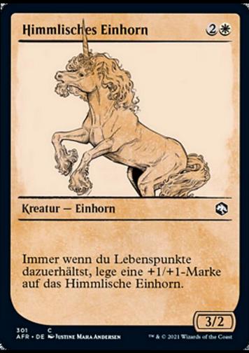 Himmlisches Einhorn V.2 FOIL (Celestial Unicorn)
